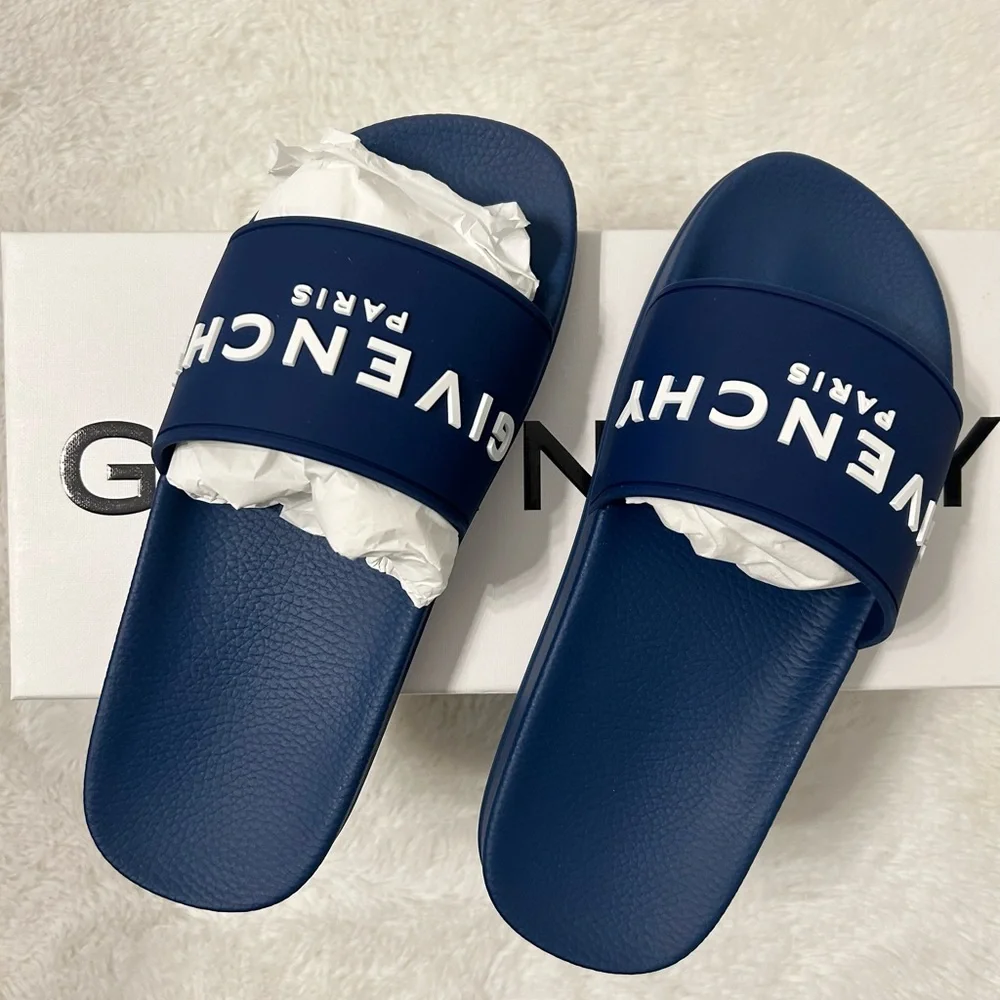 Givenchy Slide Sandals - Deep Blue - Picture 8 of 10